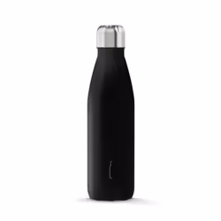 The Steel Bottle Classic, 500 ml, Utilisation quotidienne, Noir, Acier inoxydable, 10 h, 20 h