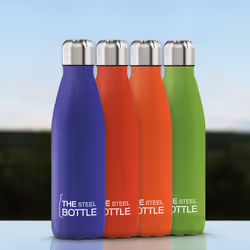 The Steel Bottle Classic Vélo, Utilisation quotidienne, Fitness, Randonnée, Sports 500 ml Acier inoxydable Rouge - Vue supplémentaire 4