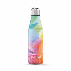 The Steel Bottle Art Series, 500 ml, Vélo, Utilisation quotidienne, Fitness, Randonnée, Sports, Multicolore, Acier inoxydable ...