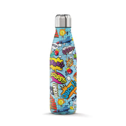 The Steel Bottle Comic Utilisation quotidienne 500 ml Acier inoxydable Multicolore