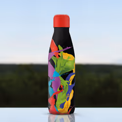 The Steel Bottle Paint Utilisation quotidienne 500 ml Acier inoxydable Multicolore