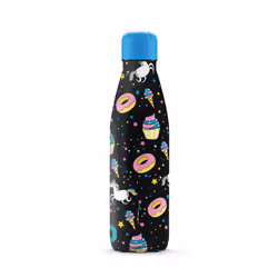 The Steel Bottle Unicorn, 500 ml, Utilisation quotidienne, Multicolore, Acier inoxydable, Unicorn, 10 h