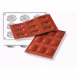 Moule en silicone Silikomart Sf 032 Madeleines