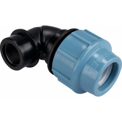 Coude femelle pour tuyau polyéthylène 32mm 20x27