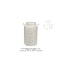 Poubelle a large ouverture de 50 litres avec bouchon BL5 sans robinet ni bague