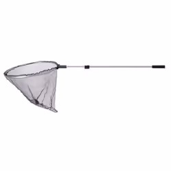 Lineaeffe Epuisette Télescopique Special 1 260 cm - 2 Elements Tête Ronde Épuisette de Pêche Carpe Truite Télescopique Mer