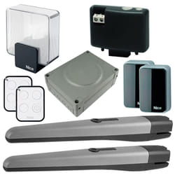 Toona kit bd automatisme pour portail battant jusqu'à 3m, 24V TOONA4024BDKCE - Nice