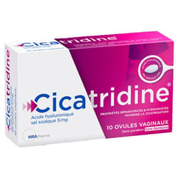 Cicatridine 10 Ovules Vaginaux