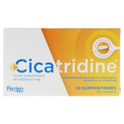 Cicatridine Acide Hyaluronique 10 Suppositoires