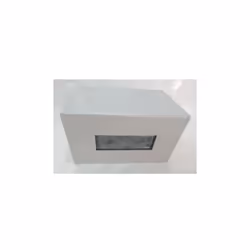 Appliqu murale grise métal 225X140X140mm 1 faisceau indirect lampe E27 100W max (non incl) 230V IP65 IK06 SIGNO 1WB PRISMA 70 ...