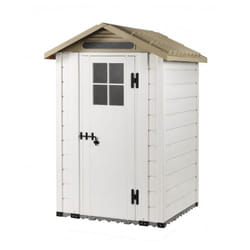 Garofalo - Abris en Résine Tuscany Evo 120 Blanc/Beige 144x137x214 cm - Beige