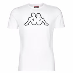 T-shirt - KAPPA - Cromen Slim - Blanc - Manches courtes - 100% coton