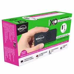 Digiquest X2O, Terrestre, Full HD, DVB-T2, Noir, Numérique, Dolby Digital, Dolby Digital Plus