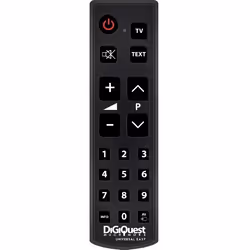 Digiquest TLC113, TV, IR Wireless, Appuyez sur les boutons, Noir