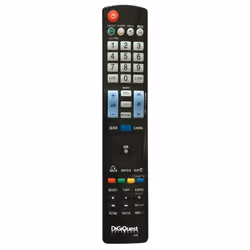 Digiquest TLC102, TV, IR Wireless, Appuyez sur les boutons, Noir
