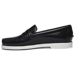 Chaussure bateau Sebago DAN POLARIS RGB - Homme - Noir - Cuir - Caoutchouc