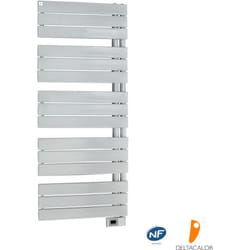 Sèche-serviettes électrique à lames plates Asymetrique 750W Blanc - Deltacalor