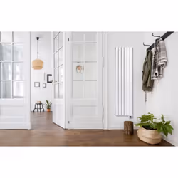 Ramada Vertical est le chauffage écologique: un radiateur électrique à inertie fluide, avec des contrôles numériques, un syst ...