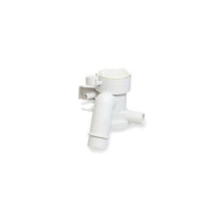 Corps filtre pompe 49007894 pour Lave linge Candy haier, hoover, iberna, rosieres, zerowatt , dynamic next, h-wash 500, h-wash&dry 500