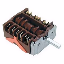Commutateur électrique compatible pour four, cuisinière CANDY, HOOVER, ROSIERES, IBERNA, ZEROWATT 42814656, 46.25866.521 Appa ...