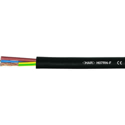 37062 Câble à gaine caoutchouc H07RN-F 5 g 2.5 mm² noir 50 m X958381 - Helukabel