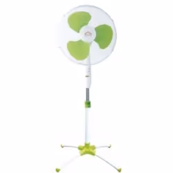 DCG Eltronic VE1626, Ventilateur à lame domestique, Vert, Blanc, Sol, Plastique, Acier, 64,7 dB, 40 cm