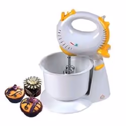 DCG Eltronic HM 2476N, Robot mixer, Blanc, Jaune, 220 W, 230 V, 50 Hz, 330 mm