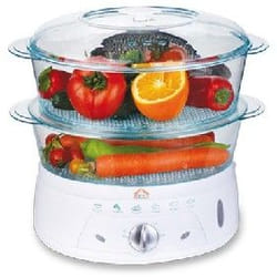 DCG Eltronic DG2334 cuiseur vapeur 2 Nombre de paniers 750 W Blanc