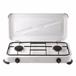 DCG Eltronic EKP2422, Blanc, Comptoir, Gaz, Émaillé, 2 zone(s), 2 zone(s)