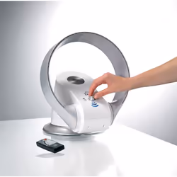 DCG Eltronic VE HL35 TW ventilateur Gris, Blanc