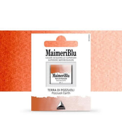 MaimeriBlu : Watercolour Paint : Half Pan : Pozzuoli Earth