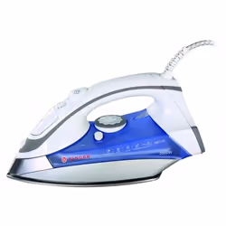SINGER SNG 7.26, Fer à vapeur, Semelle en acier inoxydable, 180 g/min, Bleu, Blanc, 35 g/min, 0,27 L