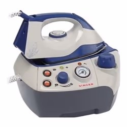 SINGER SHG6201, 850 W, Semelle en acier inoxydable, 3 bar, 1,2 L, Noir, Bleu, Gris, 1350 W