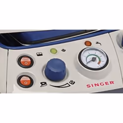 SINGER SHG6201 Centrale vapeur 850 W 1,2 L Semelle en acier inoxydable Noir, Bleu, Gris
