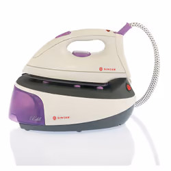 SINGER SHG 2627, 850 W, Semelle en céramique, 0,8 L, Gris, Violet, Blanc, 1350 W, Amovible