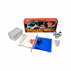 La Box comprend : - 1 boite de dérivation étanche 120 x 80 x 50 mm avec couvercle à fermeture rapide - 3 presse étoupe M25x1, ...