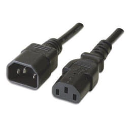 Ewent EC1914 câble électrique Noir 3 m Coupleur C14 Coupleur C13