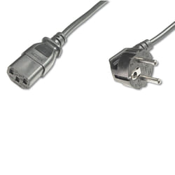 Ewent EC1900 câble électrique Noir 1,8 m Coupleur C13