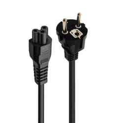 Ewent EC1907 câble électrique Noir 1,8 m Prise d'alimentation type F Coupleur C5