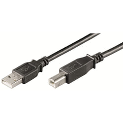Ewent EC1005 câble USB 3 m USB 2.0 USB A USB B Noir