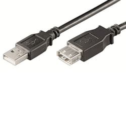 Ewent EC1011 câble USB 1 m USB A Noir
