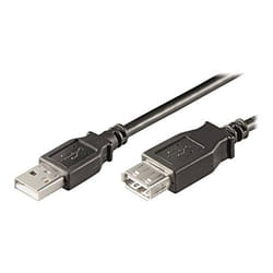 Ewent EC1014 câble USB 5 m USB 2.0 USB A Noir