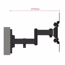 Ewent EW1522 support pour téléviseur 42" Noir