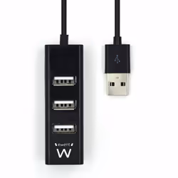 Ewent EW1123 hub & concentrateur USB 2.0 480 Mbit/s Noir - Vue supplémentaire 4