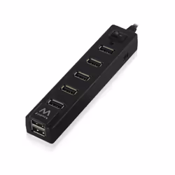 Ewent EW1130, USB 2.0, 480 Mbit/s, Noir, 139 mm, 27 mm