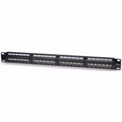 WP WPC-PAN-5U-24, RJ-45, Noir, Montage de rack, 1U