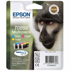 Epson Monkey Multipack 3-couleurs T0896 DURABrite Ultra Ink