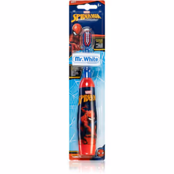 Cette brosse à dents électrique Marvel Spiderman brosse les dents de l’enfant rapidement, efficacement et en douceur.