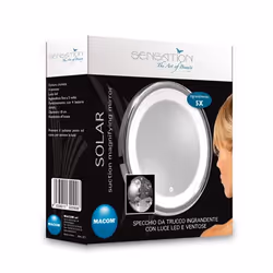 Macom 211 miroir de maquillage Ventouse Rond Chrome - Vue supplémentaire 4