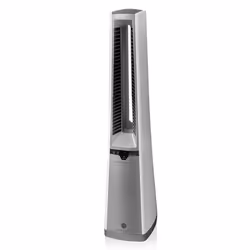 Macom 996, Ventilateur sans lame domestique, Argent, Sol, Tactile, 8 h, Secteur